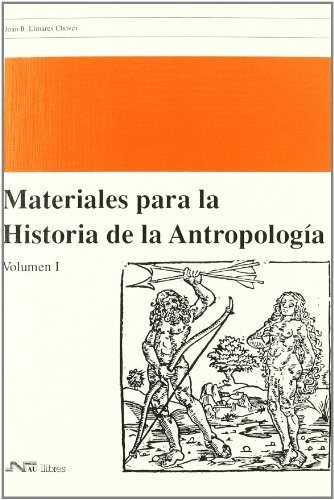 Couverture : Materiales para la historia de la Antropología 1