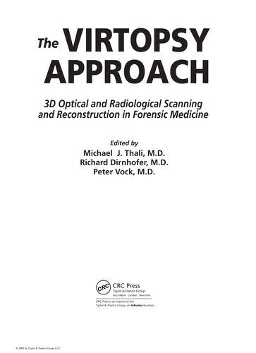 Couverture : The Virtopsy Approach