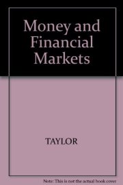 Couverture : Money and financial markets