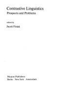 Couverture : Contrastive linguistics
