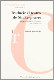 Couverture : Traducir el teatro de Shakespeare. Figuras retóricas iterativas en Ricardo III