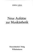 Couverture : Neue Aufsätze zur Musikästhetik