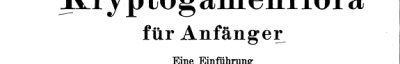 Couverture : Die Algen ....