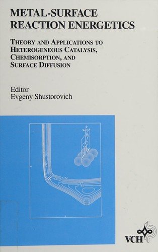 Couverture : Metal-surface reaction energetics