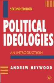 Couverture : Political ideologies