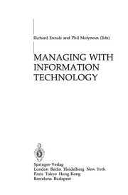 Couverture : Managing with information technology