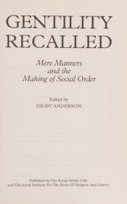 Couverture : Gentility recalled