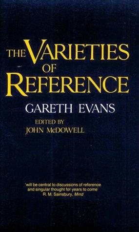 Couverture : The varieties of reference