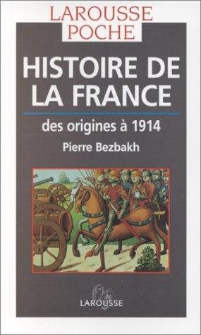 Couverture : Histoire De La France Des Origines a 191