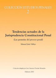 Couverture : Tendencias actuales de la jurisprudencia constitucional penal