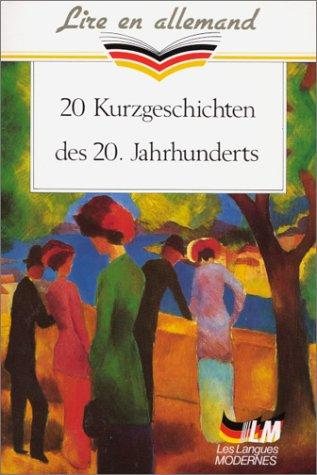 Couverture : 20 Kurzgeschichten des 20. Jahrhunderts 