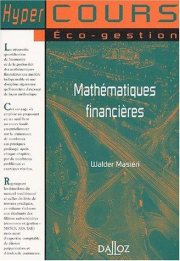 Couverture : Mathématiques financières, 7e édition (cours)