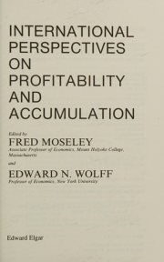 Couverture : International perspectives on profitability and accumulation