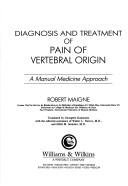 Couverture : Diagnosis and treatment of pain of vertebral origin