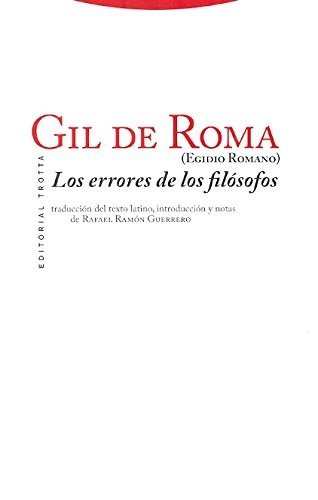 Couverture : Los errores de los filósofos