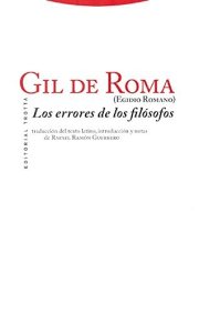 Couverture : Los errores de los filósofos