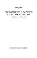 Couverture : Psicoanalisti e pazienti a teatro, a teatro!