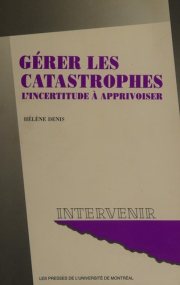 Couverture : Gérer les catastrophes