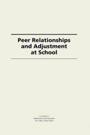 Couverture : Peer Relationships and Adjustment at School
