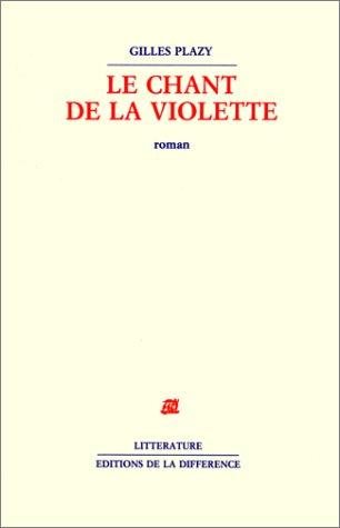 Couverture : Le chant de la violette