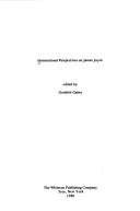 Couverture : International perspectives on James Joyce