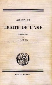 Couverture : Aristote, Traité de l'âme