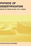 Couverture : Physics of desertification