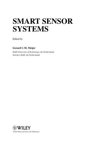 Couverture : Smart sensor systems