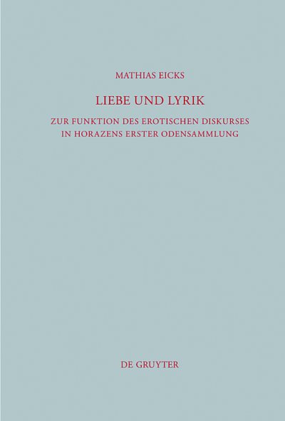 Couverture : Liebe und Lyrik
