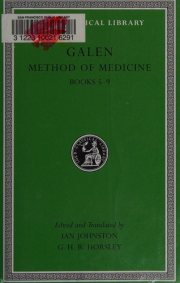 Couverture : Method of medicine