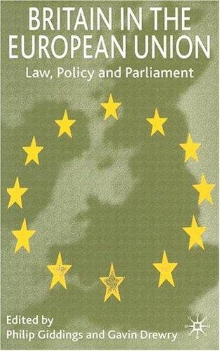 Couverture : Britain in the European Union