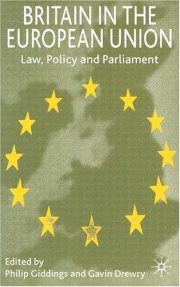Couverture : Britain in the European Union