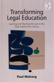 Couverture : Transforming Legal Education