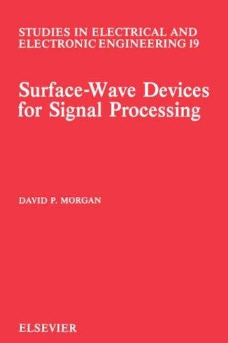 Couverture : Surface-wave devices for signal processing