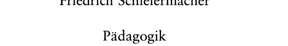 Couverture : Pädagogik