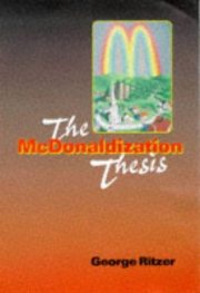 Couverture : The McDonaldization thesis