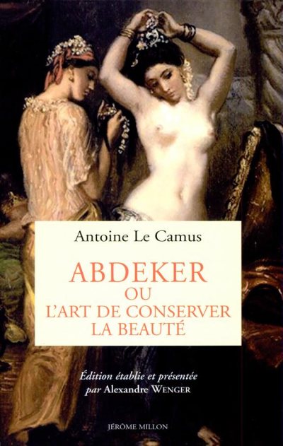 Couverture : Abdeker, ou L'art de conserver la beauté