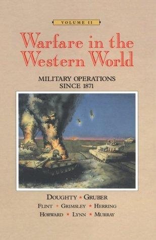 Couverture : Warfare in the Western World: Military operations from 1600 to 1871