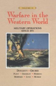 Couverture : Warfare in the western world