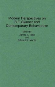 Couverture : Modern perspectives on B.F. Skinner and contemporary behaviorism