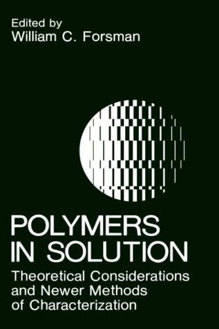Couverture : Polymers in solution