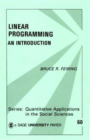 Couverture : Linear programming