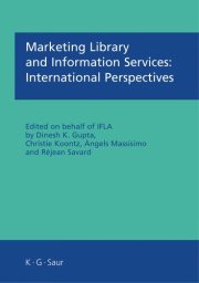 Couverture : Marketing Library and Information Services