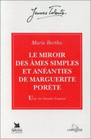 Couverture : Le miroir des âmes simples et anéanties de Marguerite Porète