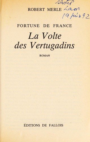 Couverture : La volte des vertugadins