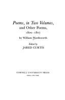 Couverture : Poems in two volumes, and other poems, 1800-1807