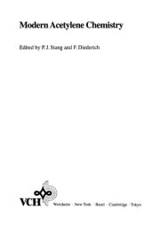 Couverture : Modern acetylene chemistry