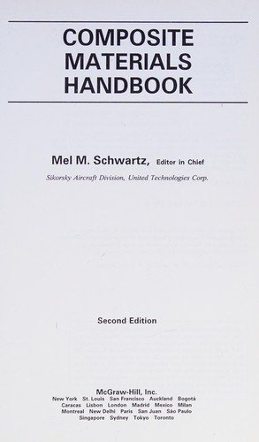 Couverture : Composite materials handbook