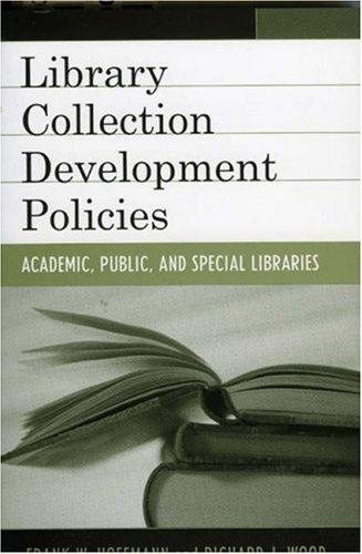 Couverture : Library collection development policies