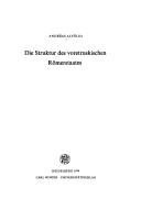 Couverture : Die Struktur des voretruskischen Römerstaates
